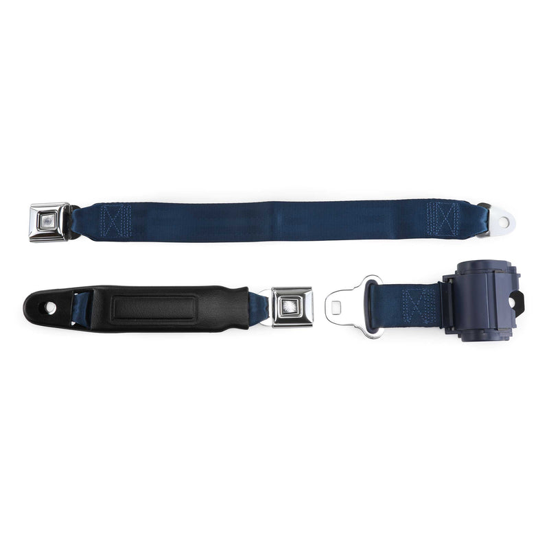 Push Button Retractable Lap Belt - Bench Seat