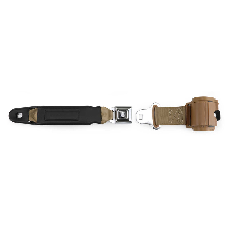 Push Button Retractable Lap Belt - Bucket Seat