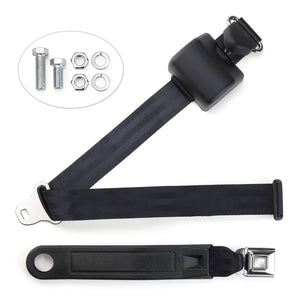 3-Point Retractable Shoulder Seat Belt  – Push Button – Universal Fit – Bucket Seat