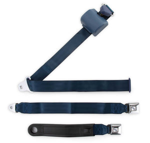 3-Point Retractable Shoulder Seat Belt  – Push Button – Universal Fit – Bench Seat