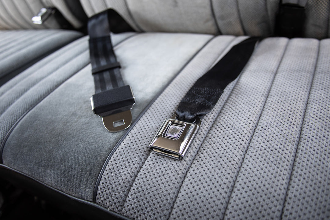 90-Inch Push Button Lap Belt – RetroBelt