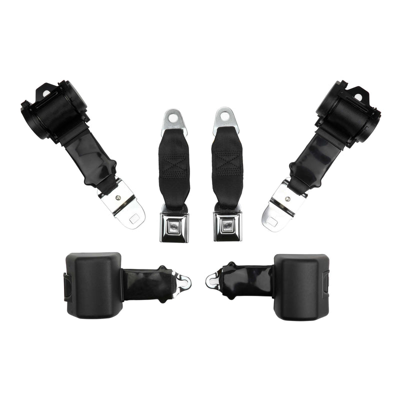 1972-1973 Corvette Shoulder Belt Kit with Dual Retractors