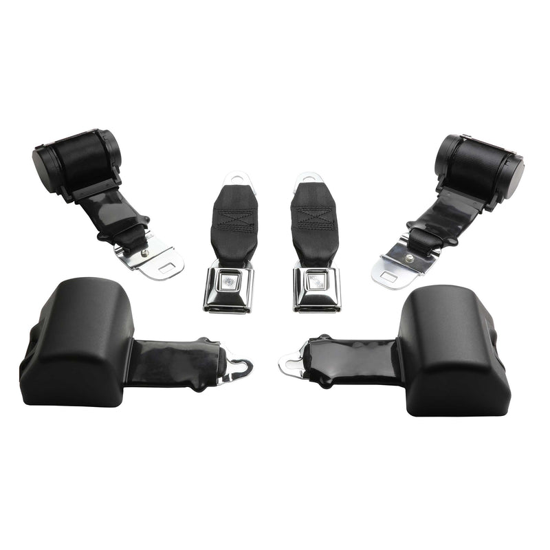 1972-1973 Corvette Shoulder Belt Kit with Dual Retractors