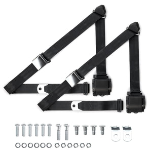 1973-1991 GM or Chevrolet Truck Shoulder Belt Kit with Aviation Style Buckles