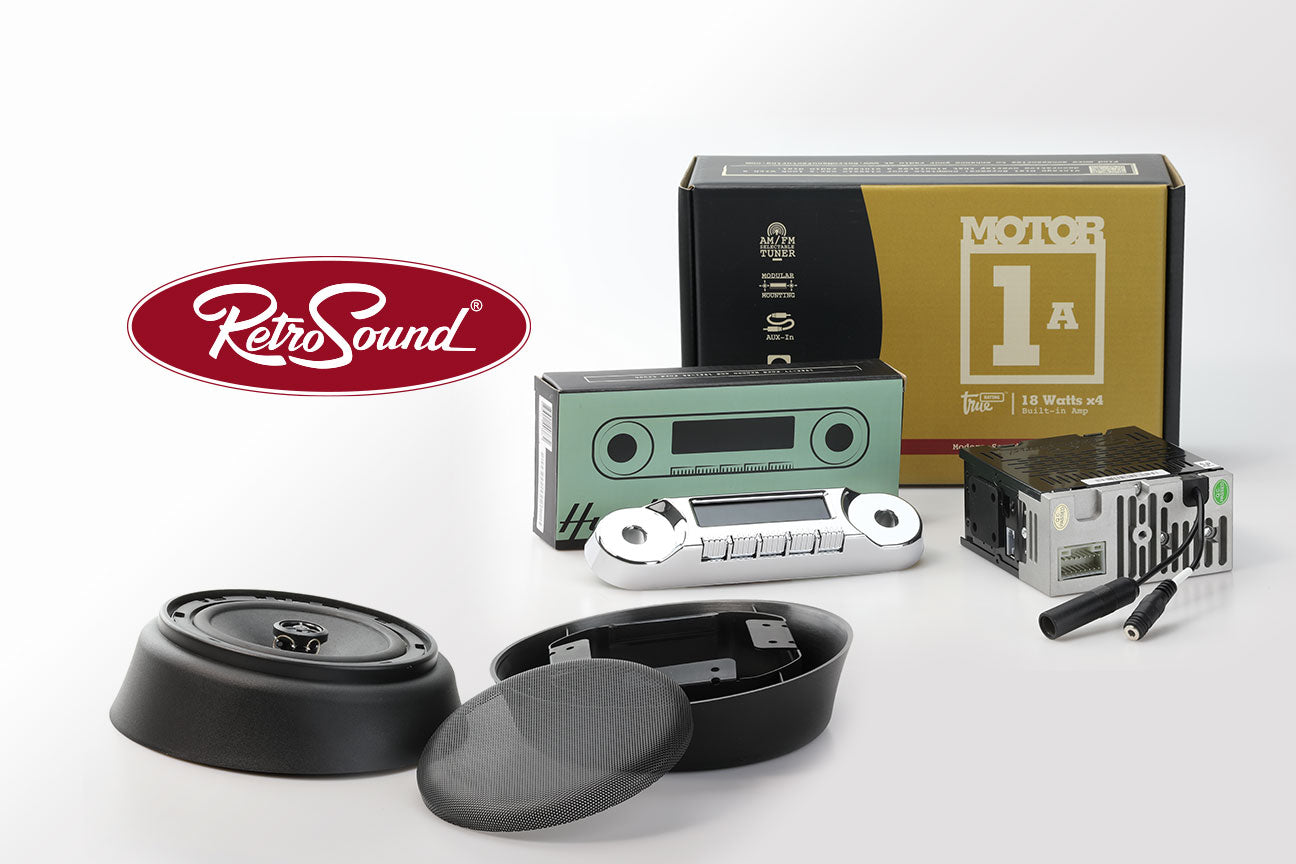 RetroSound® offers modern car stereos, speakers, and accessories for classic cars and trucks. Modern audio technology with classic vintage styling.