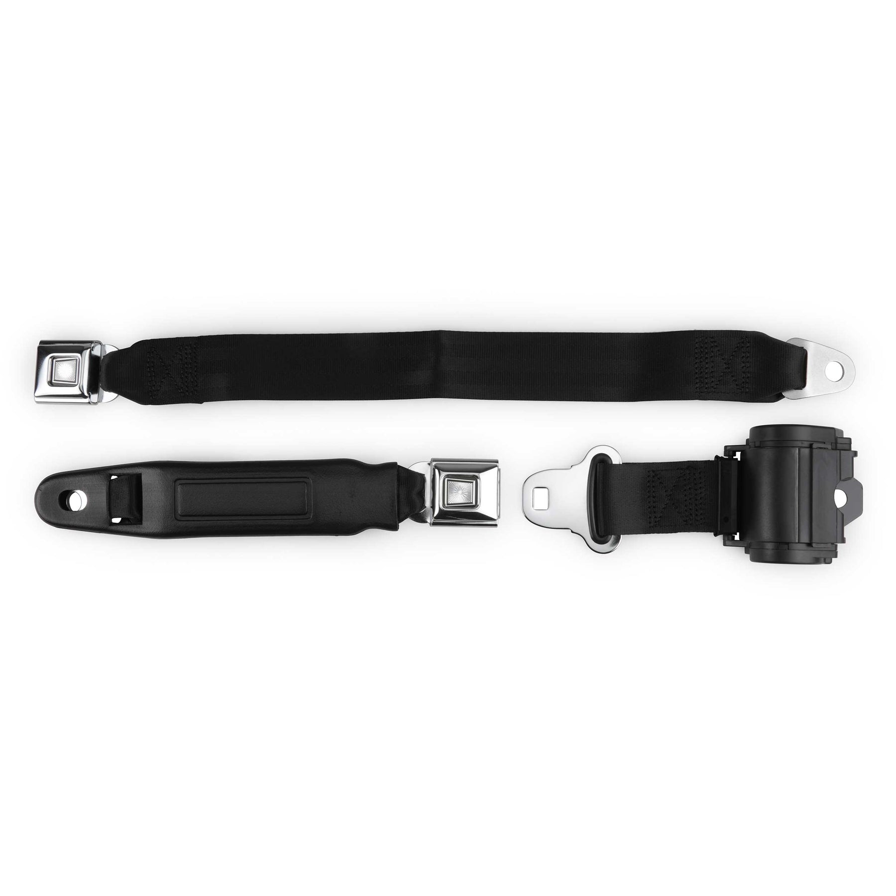 Starburst Seat Belt Buckle Black Belt For Men