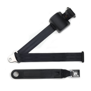 3-Point Retractable Shoulder Seat Belt  – Push Button – Universal Fit – Bucket Seat