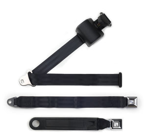 3-Point Retractable Shoulder Seat Belt  – Push Button – Universal Fit – Bench Seat