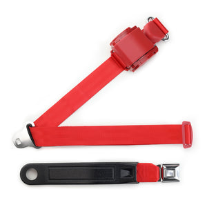 3-Point Retractable Shoulder Seat Belt  – Push Button – Universal Fit – Bench Seat