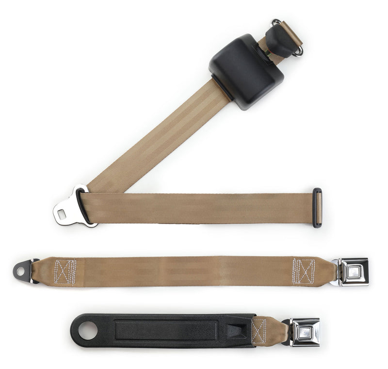 Push Button Shoulder Belt - Bench Seat-RetroBelt