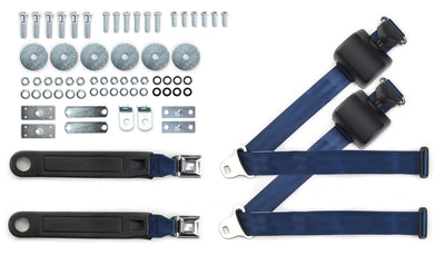 1967-73 Chevrolet Camaro Shoulder Belt Kit with Push Button Buckles – For Bucket Seats-RetroBelt