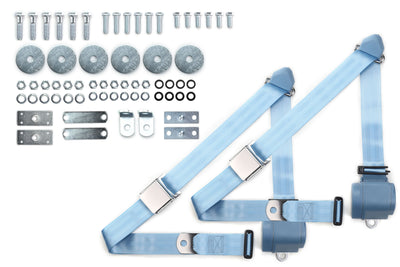 1964-72 Buick Skylark Shoulder Belt Kit with Aviation Style Buckles-RetroBelt