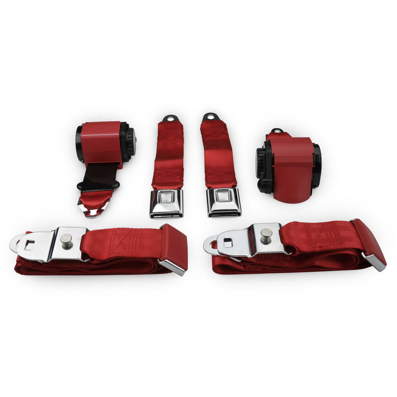 1970-1971 Corvette Shoulder Belt Kit with Single Retractors