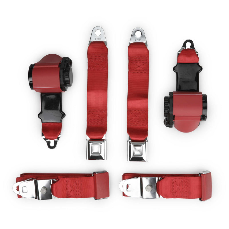 1970-1971 Corvette Shoulder Belt Kit with Single Retractors