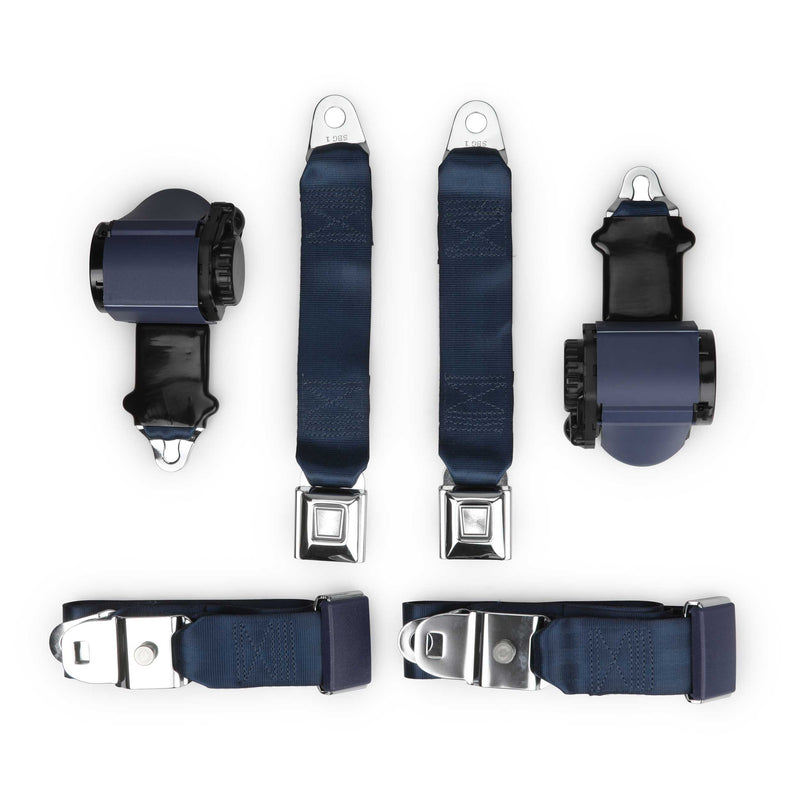 1970-1971 Corvette Shoulder Belt Kit with Single Retractors