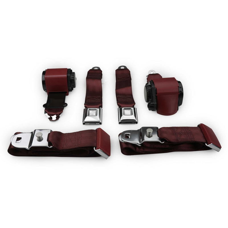 1970-73 Corvette Shoulder Belt Kit with Single Retractors