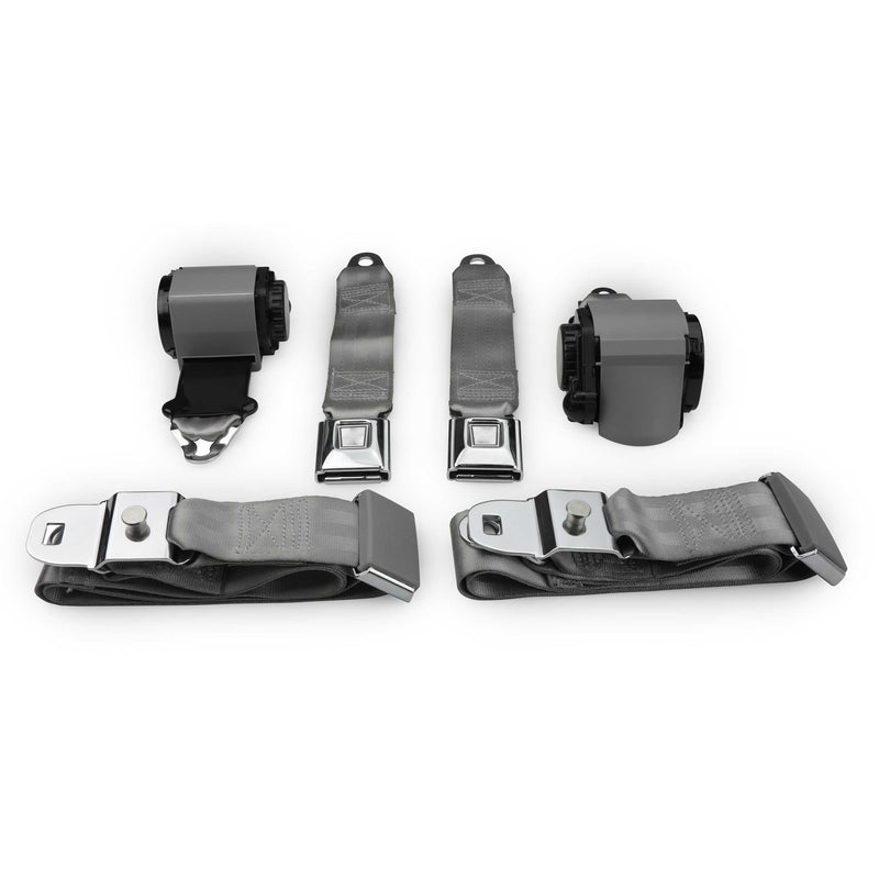 1970-1971 Corvette Shoulder Belt Kit with Single Retractors