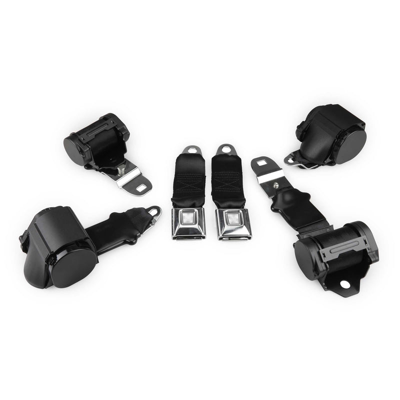 1972-1973 Corvette Shoulder Belt Kit with Dual Retractors