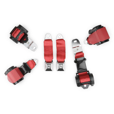1972-1973 Corvette Shoulder Belt Kit with Dual Retractors