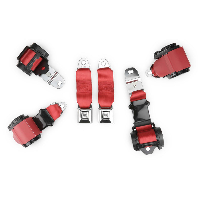 1972-1973 Corvette Shoulder Belt Kit with Dual Retractors