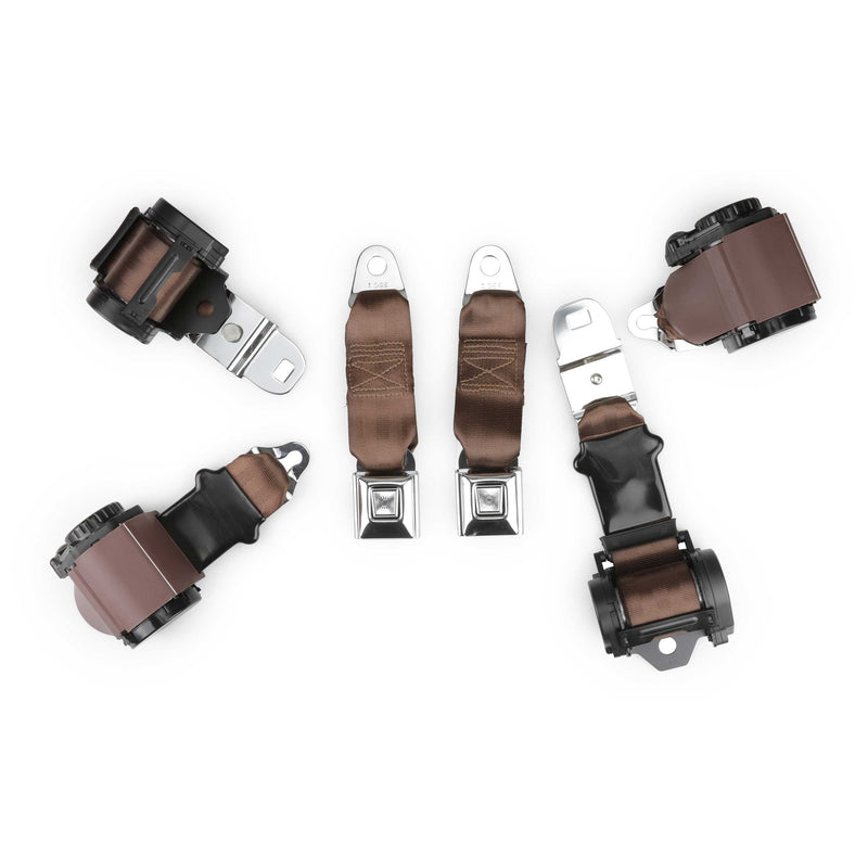 1972-1973 Corvette Shoulder Belt Kit with Dual Retractors