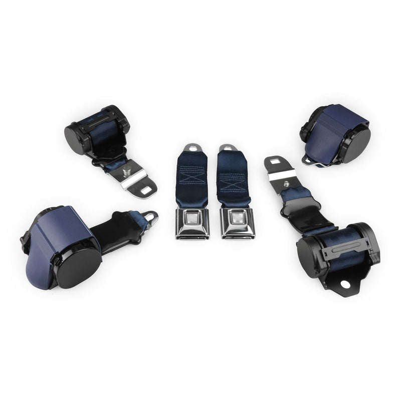 1972-1973 Corvette Shoulder Belt Kit with Dual Retractors