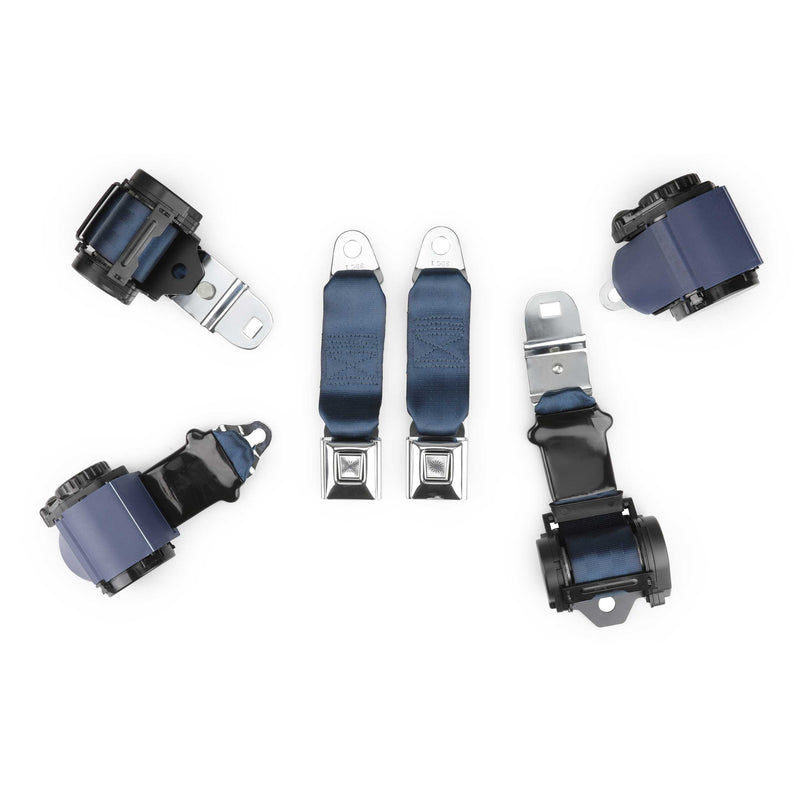 1972-1973 Corvette Shoulder Belt Kit with Dual Retractors