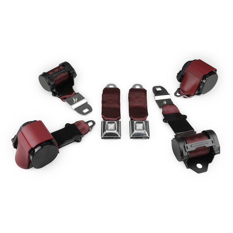 1972-1973 Corvette Shoulder Belt Kit with Dual Retractors