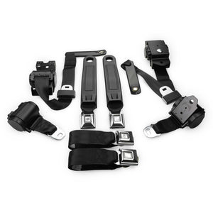 1974-1980 Pontiac Firebird Kit with Push Button Buckles – Front & Rear Seats