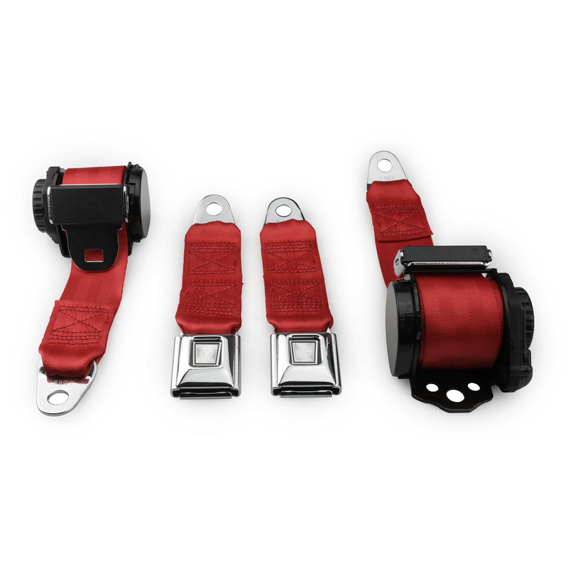 1978-1982 Chevy Corvette Shoulder Belt Kit with Single Retractors