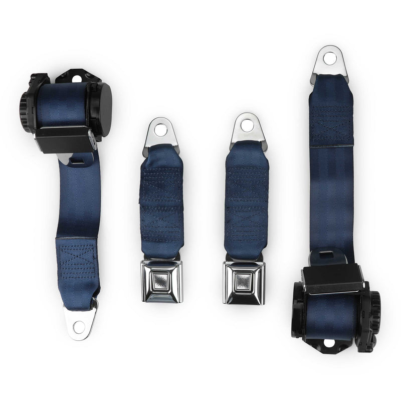 1978-1982 Chevy Corvette Shoulder Belt Kit with Single Retractors